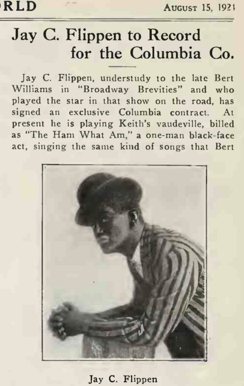 Jay C. Flippen, 1921