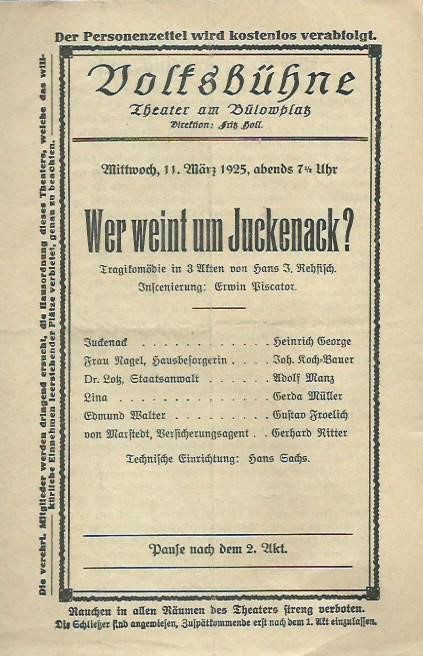 Heinrich George, 1925
