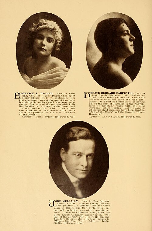 Horace B Carpenter, 1914